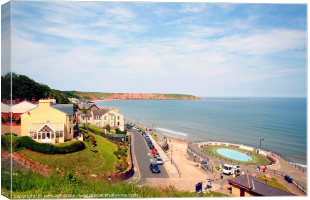 Filey, North Yorkshire. Canvas Print by john hill