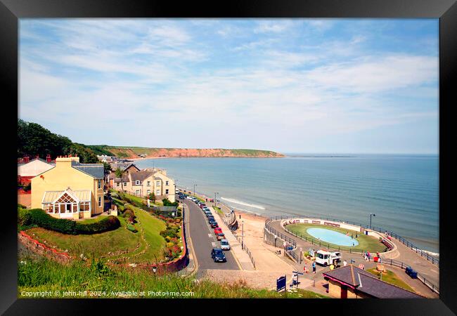 Filey, North Yorkshire. Framed Print by john hill