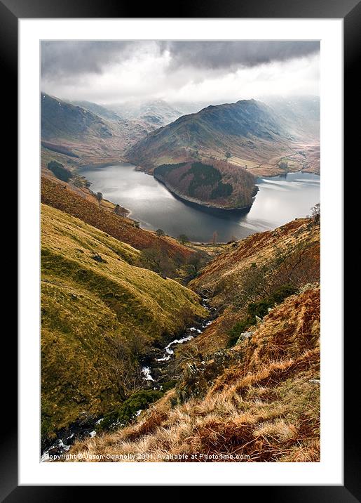 Haweswater Framed Mounted Print by Jason Connolly
