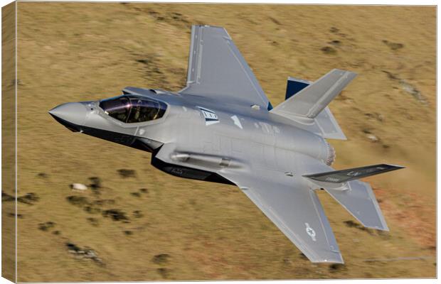 F35 Lightning II Mach Loop Canvas Print by J Biggadike