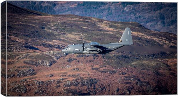 USAF MC-130 STRIX Canvas Print by J Biggadike