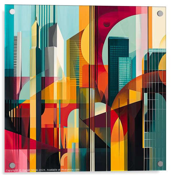 Urban Prism Acrylic by Harold Ninek