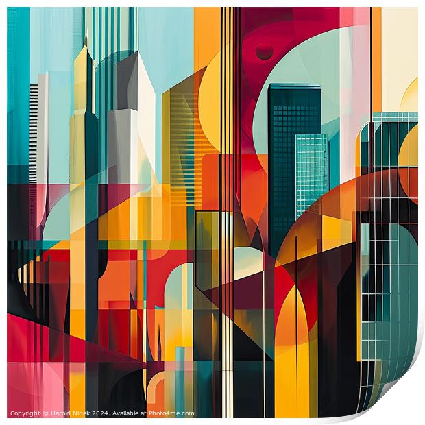 Urban Prism Print by Harold Ninek