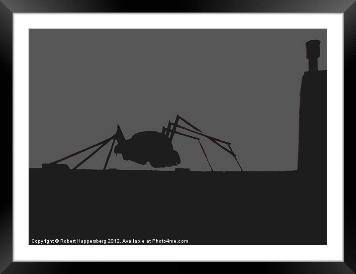 BUG ON A ROOF Framed Mounted Print by Robert Happersberg