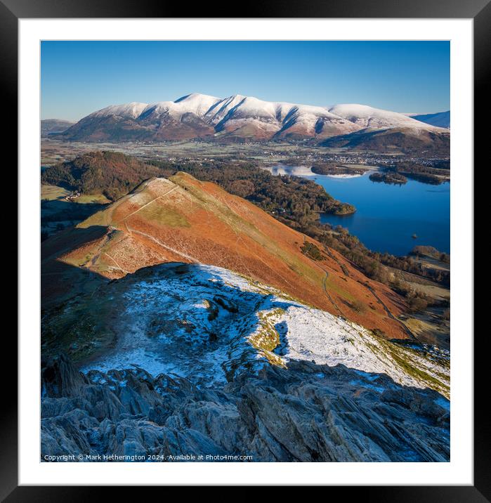 Arctic Pikes Framed Mounted Print by Mark Hetherington