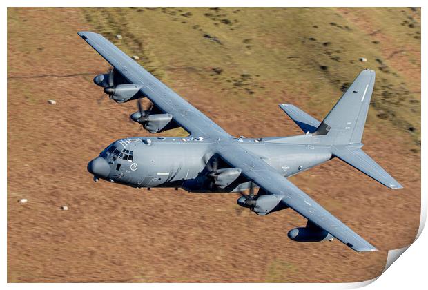 STRIX flight MC-130J Print by J Biggadike