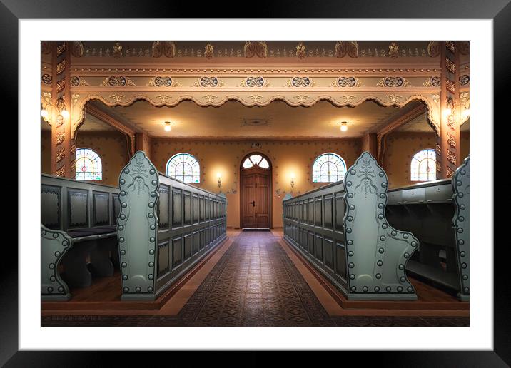 The side door of the Subotica synagogue Framed Mounted Print by Dejan Travica