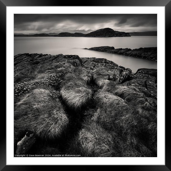 Loch Ewe Framed Mounted Print by Dave Bowman