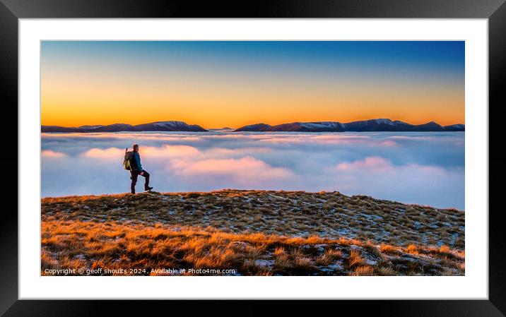 Lake District Perfection Framed Mounted Print by geoff shoults
