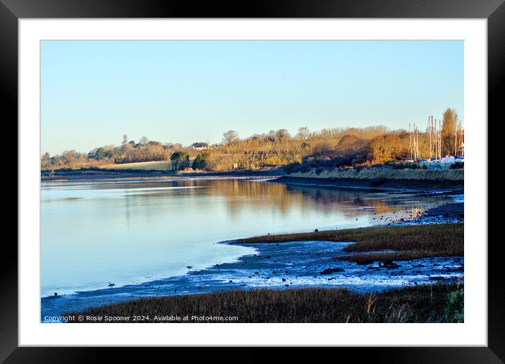 The River Exe  Framed Mounted Print by Rosie Spooner