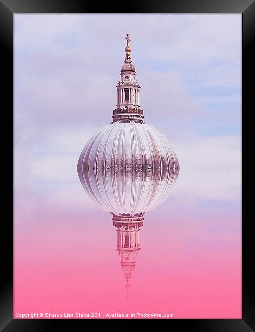 St Pauls dome Framed Print by Sharon Lisa Clarke
