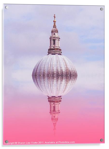 St Pauls dome Acrylic by Sharon Lisa Clarke