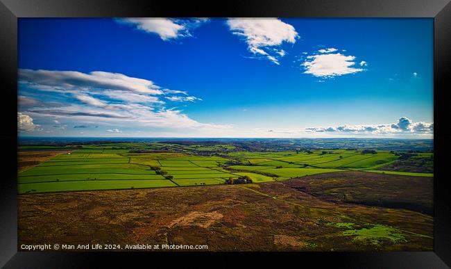 Outdoor field Framed Print by Man And Life