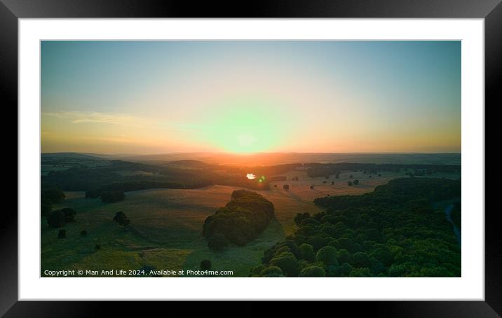 Sky cloud Framed Mounted Print by Man And Life