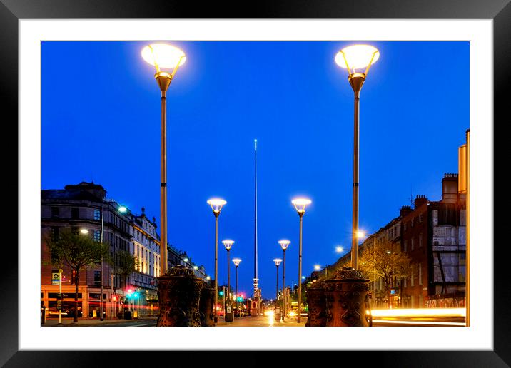 O'Connell Street Framed Mounted Print by Fabrizio Troiani