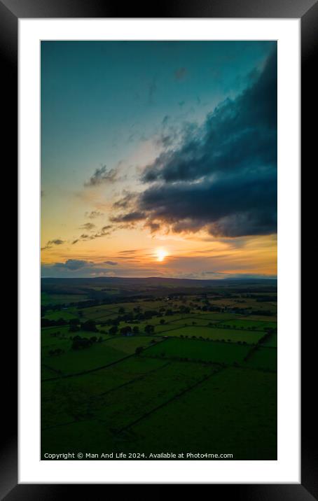 Sky cloud Framed Mounted Print by Man And Life