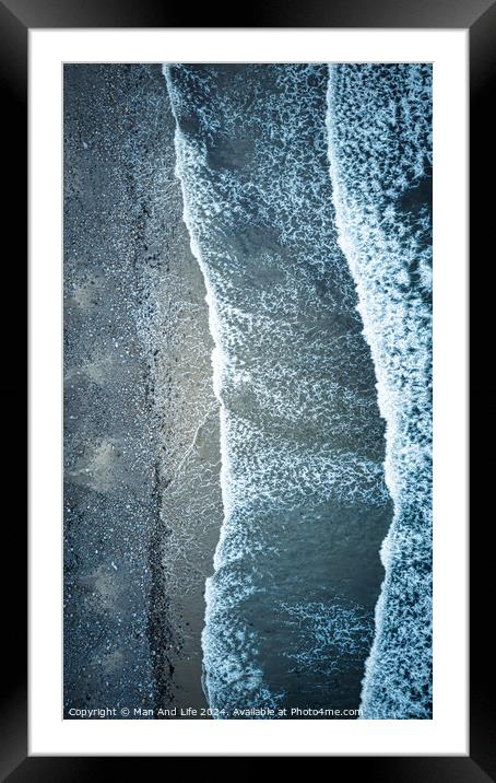 Abstract texture Framed Mounted Print by Man And Life