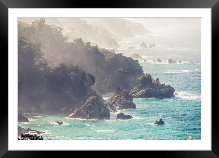 Lost In Time - Big Sur Framed Mounted Print by Joseph S Giacalone