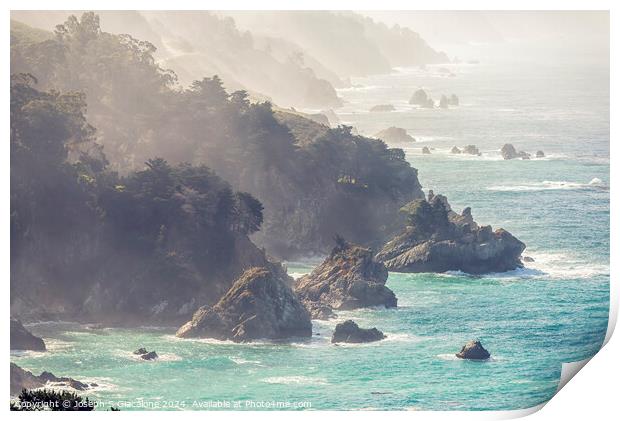 Lost In Time - Big Sur Print by Joseph S Giacalone