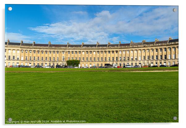 Royal Crescent Acrylic by Man And Life