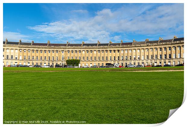 Royal Crescent Print by Man And Life