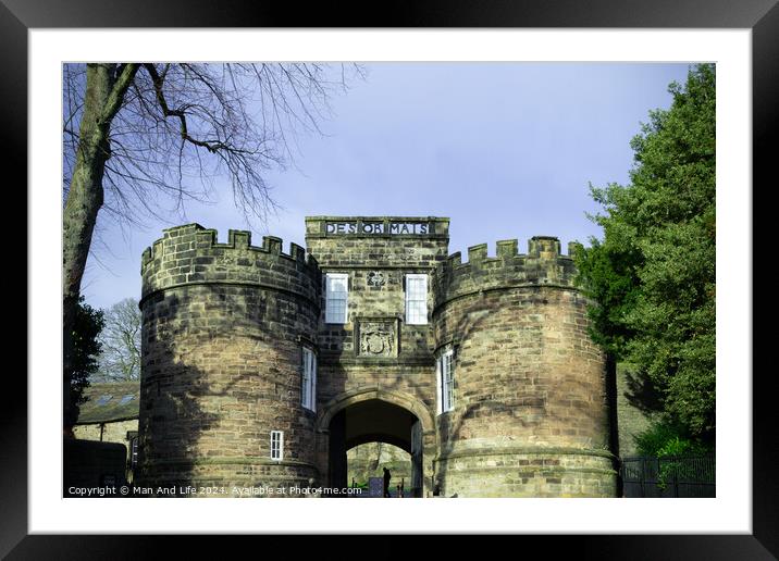 Skipton Castle Framed Mounted Print by Man And Life