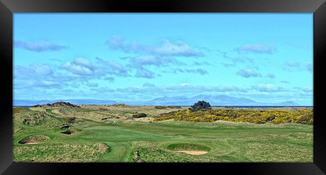 Royal Troon GC,  Postage Stamp Framed Print by Allan Durward Photography