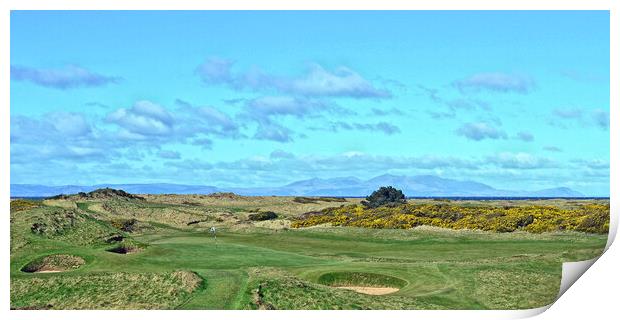 Royal Troon GC,  Postage Stamp Print by Allan Durward Photography