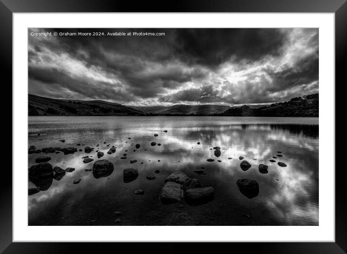 Semer Water Framed Mounted Print by Graham Moore