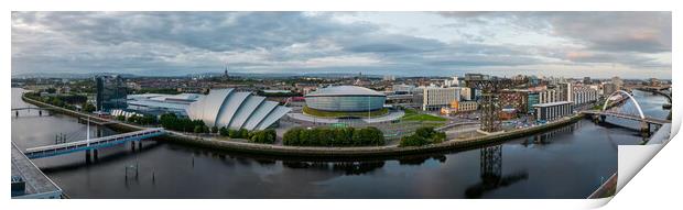 Glasgow Panorama Print by Apollo Aerial Photography