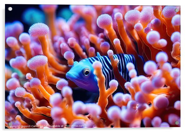 Enchanted Reef - GIA2401-0131-REA Acrylic by Jordi Carrio