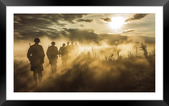Ghosts of World War 2 ~ We all should Remember Framed Mounted Print by T2 