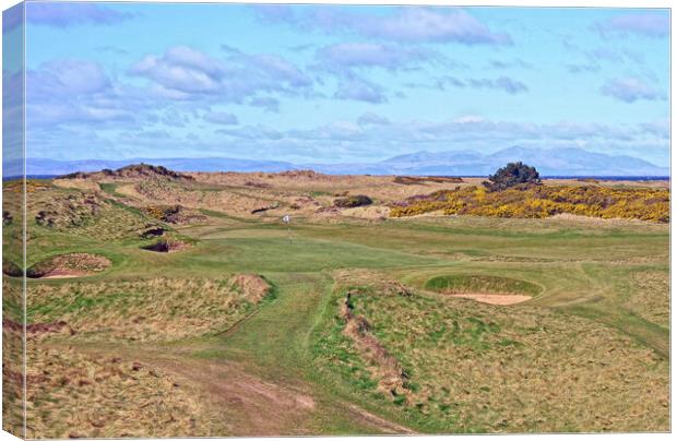 The Postage Stamp, Royal Troon Canvas Print by Allan Durward Photography