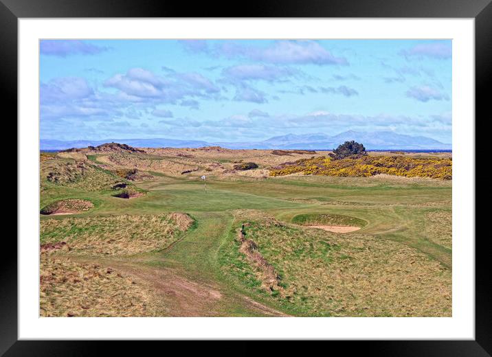 The Postage Stamp, Royal Troon Framed Mounted Print by Allan Durward Photography