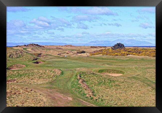 The Postage Stamp, Royal Troon Framed Print by Allan Durward Photography