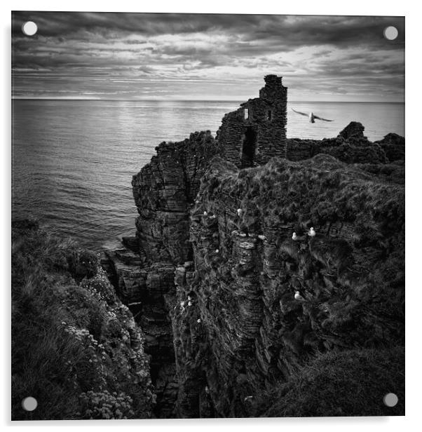 Castle ruin Scotland Acrylic by JC studios LRPS ARPS