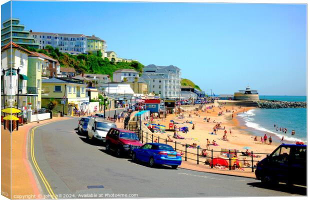 Ventnor, Isle of Wight, UK. Canvas Print by john hill