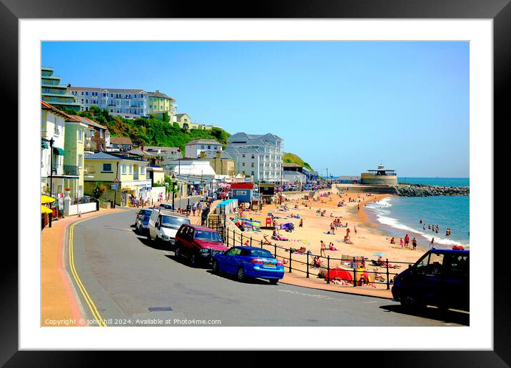 Ventnor, Isle of Wight, UK. Framed Mounted Print by john hill
