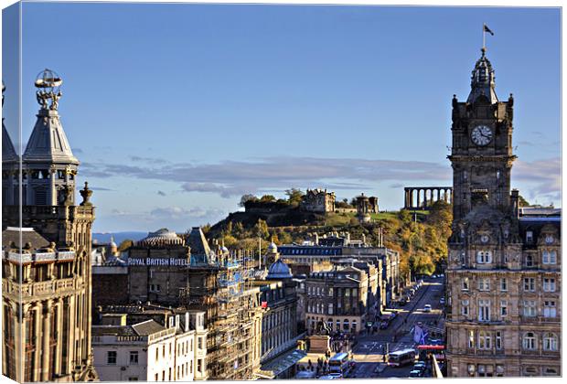 All the way to Calton Hill Canvas Print by Tom Gomez