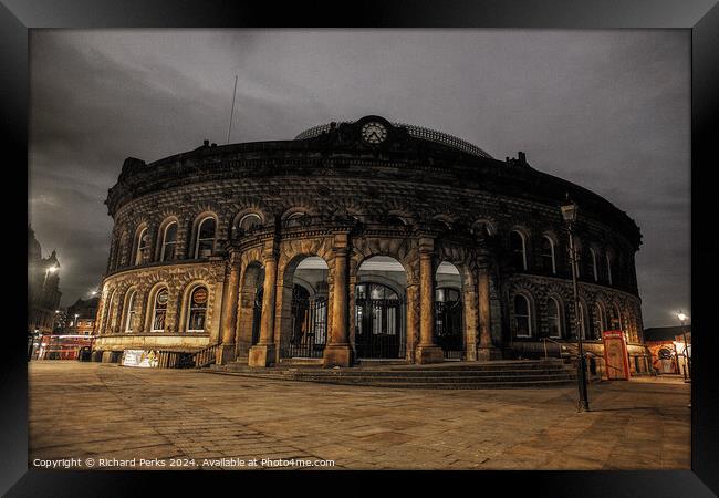 Leeds Corn Exchange Framed Print by Richard Perks