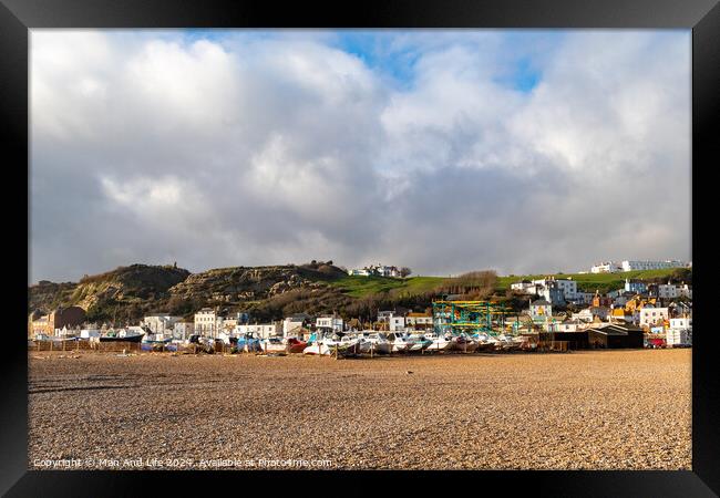 Outdoor oceanbeach Framed Print by Man And Life