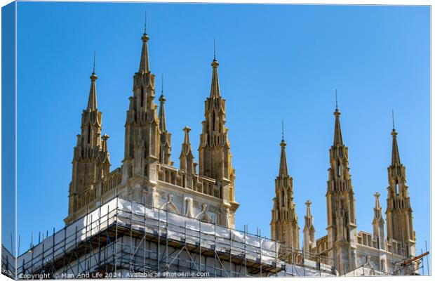 Building  Canvas Print by Man And Life