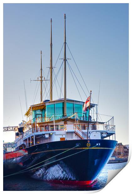 The Royal Yacht Britannia Print by Alison Chambers