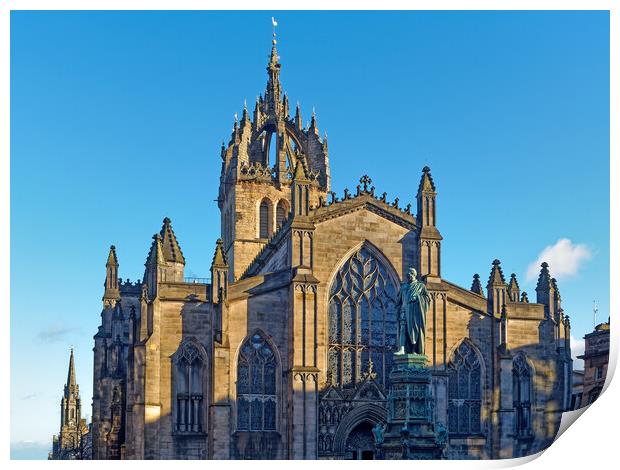 St Giles Cathedral, Edinburgh Print by Darren Galpin