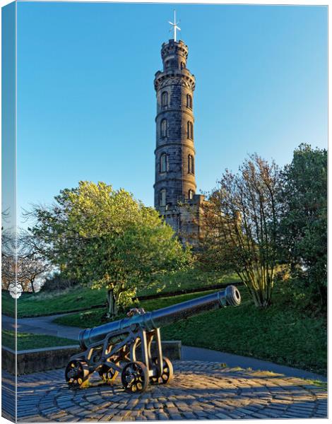 Nelson Monument, Edinburgh Canvas Print by Darren Galpin
