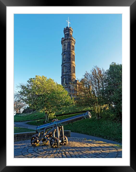 Nelson Monument, Edinburgh Framed Mounted Print by Darren Galpin