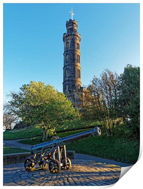 Nelson Monument, Edinburgh Print by Darren Galpin