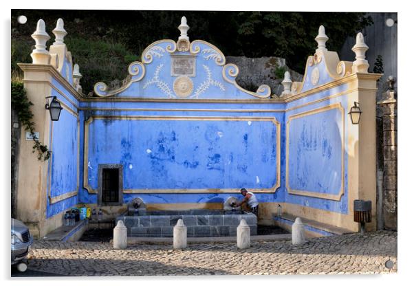 Fonte da Sabuga in Sintra, Portugal Acrylic by Artur Bogacki