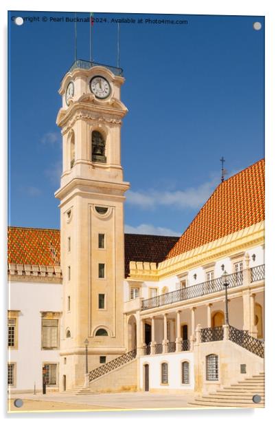University of Coimbra Portugal Acrylic by Pearl Bucknall
