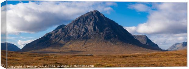 Scottish mountain 1032 Canvas Print by PHILIP CHALK